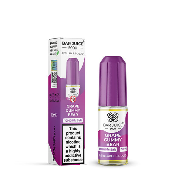 Bar Juice 5000 - Grape Gummy Bear Nic Salt x10