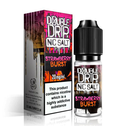 Double Drip Strawberry Burst Nic-Salt x10