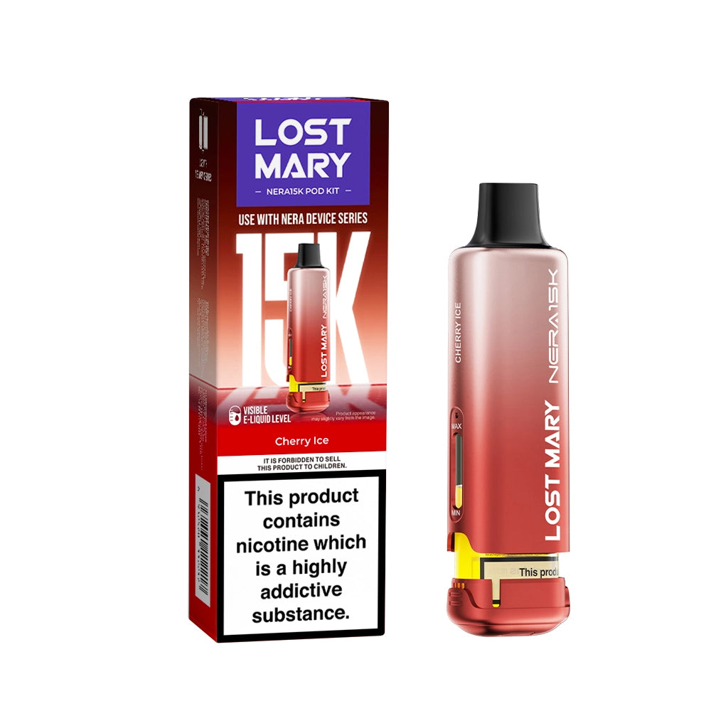 Lost Mary Nera 15K Pods x5