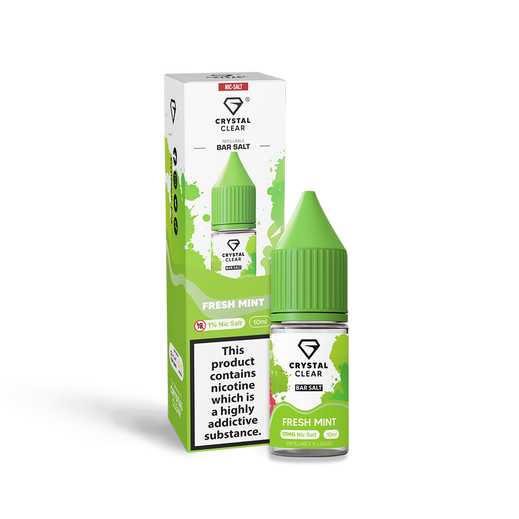 Crystal Clear Fresh Mint Nic Salt x10