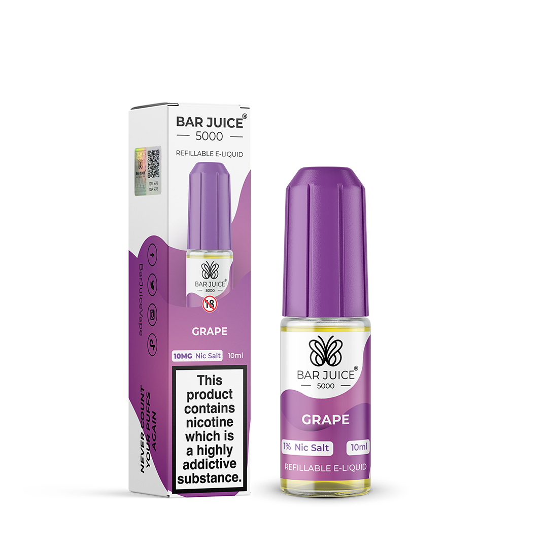 Bar Juice 5000 - Grape Nic Salt x10