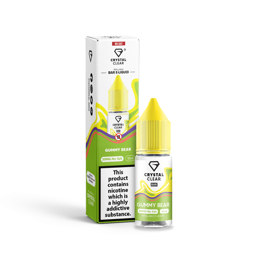 Crystal Clear Gummy Bear Nic Salt x10