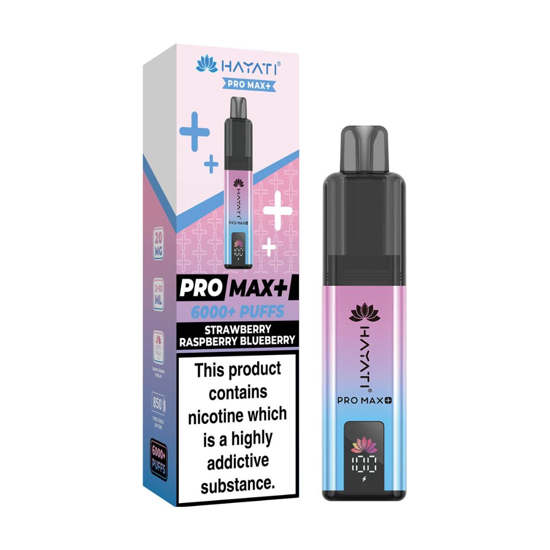 Hayati Pro Max+ Strawberry Raspberry Blueberry x5