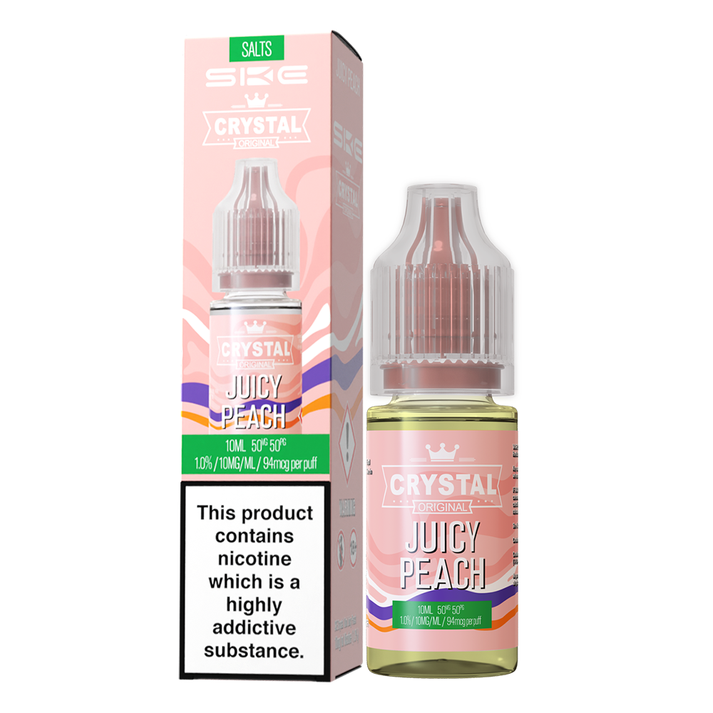 SKE Crystal Juicy Peach Nic Salt x10