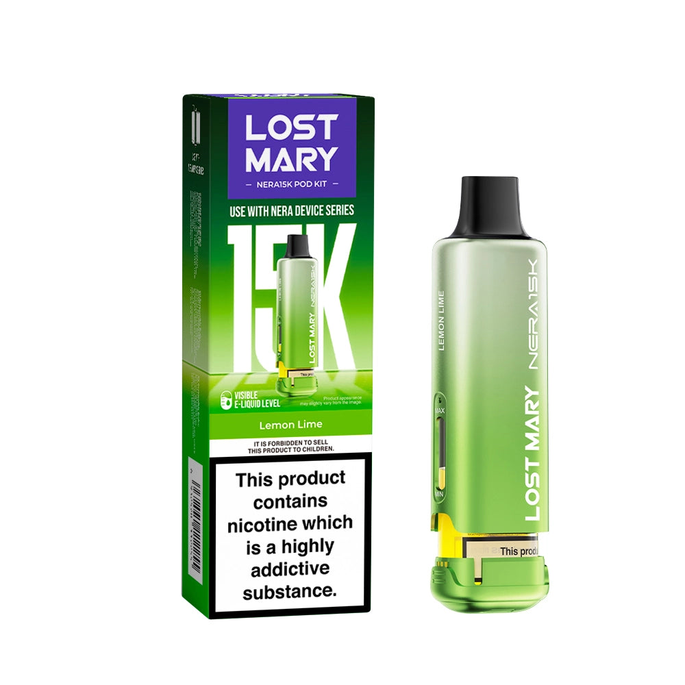 Lost Mary Nera 15K Pods x5