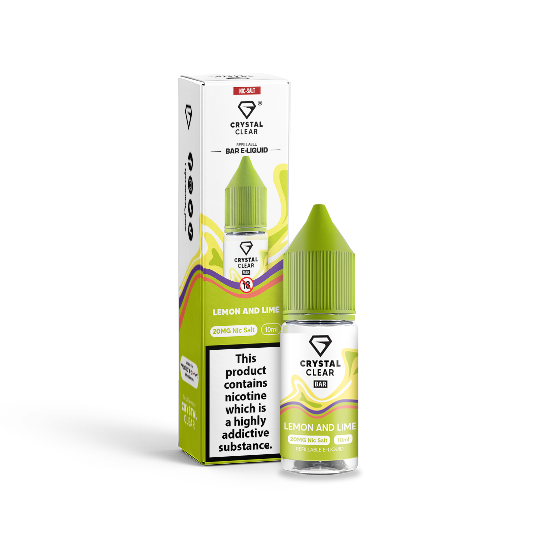 Crystal Clear Lemon & Lime Nic Salt x10