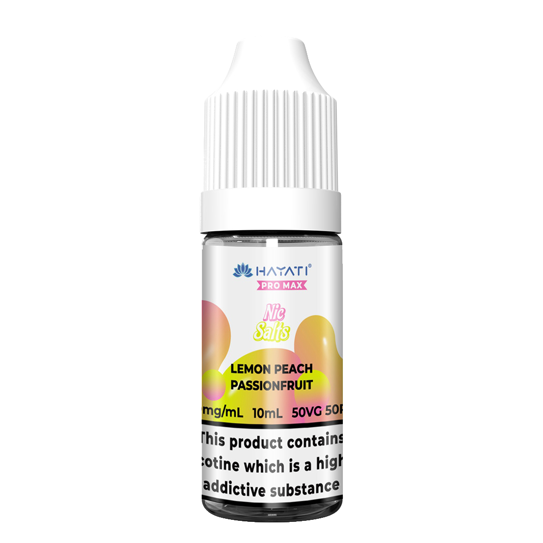 Hayati Pro Max Salts - Lemon Peach Passionfruit x10