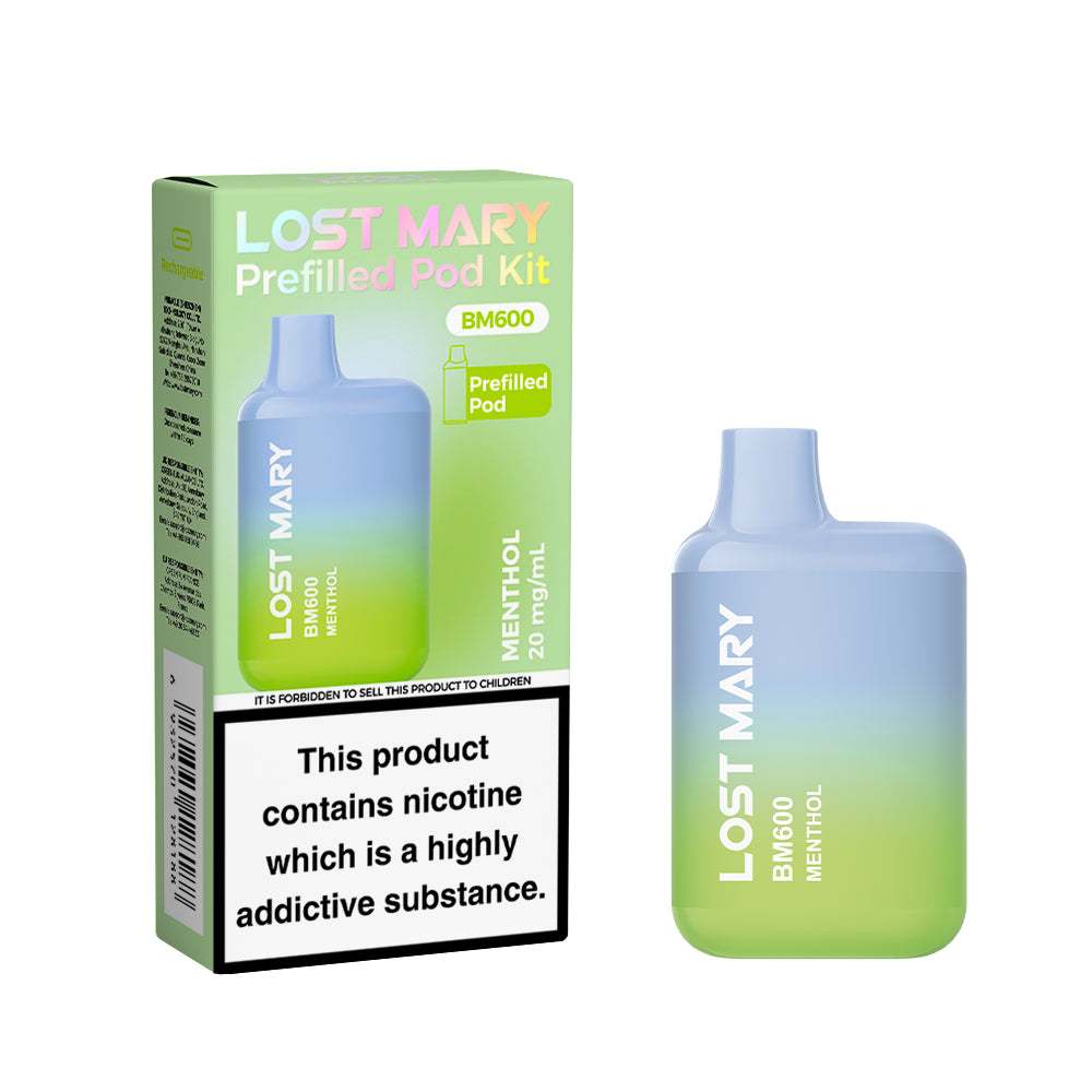 Lost Mary BM600 Pod Kit - Menthol x10