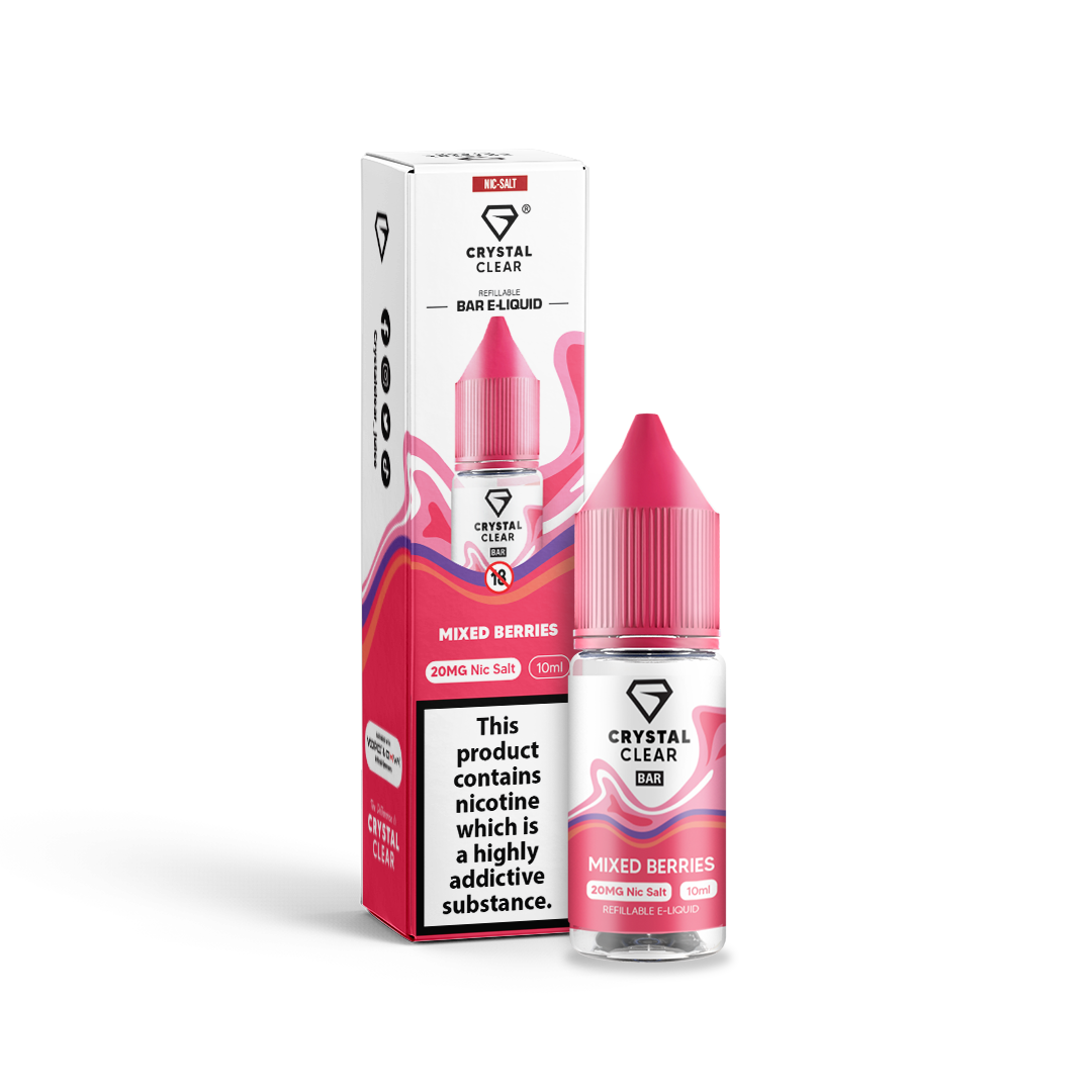 Crystal Clear Mixed Berries Nic Salt x10