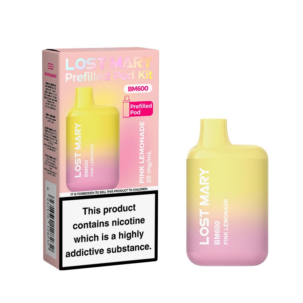 Lost Mary BM600 Pod Kit - Pink Lemonade x10