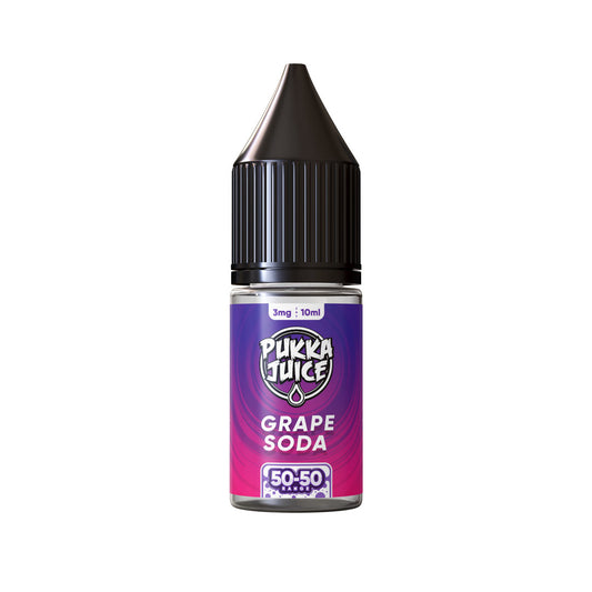 Pukka Juice Grape Soda 50/50  x10