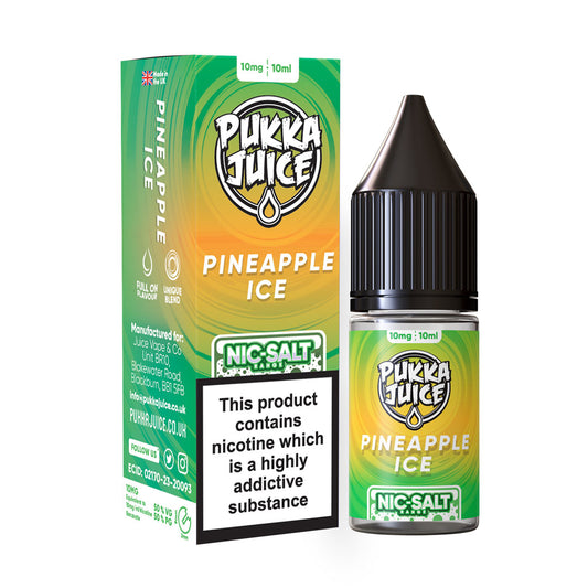Pukka Juice Pineapple Ice Nic Salt x10