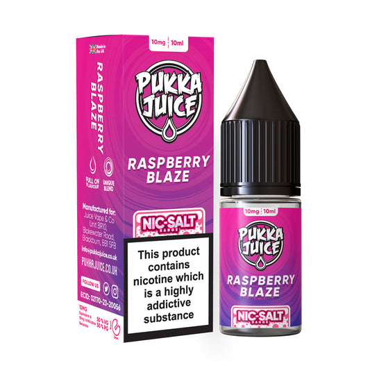 Pukka Juice Raspberry Blaze Nic Salt x10