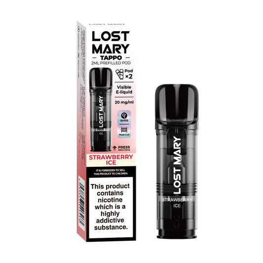 LOST MARY TAPPO PODS - Strawberry Ice x10