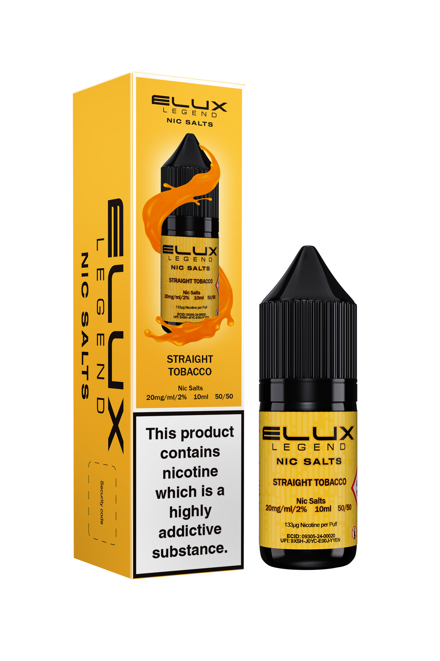 ELUX Legend Nic-Salt - Straight Tobacco x10