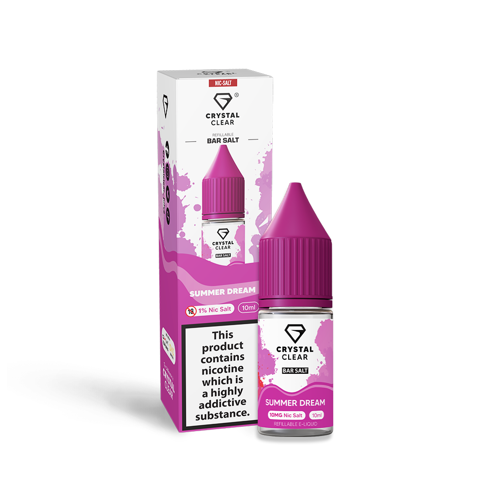 Crystal Clear Summer Dream Nic Salt x10