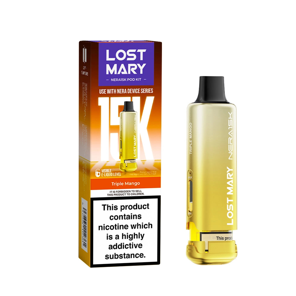 Lost Mary Nera 15K Pods x5