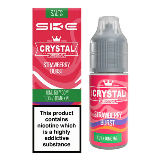 SKE Crystal Strawberry Burst Nic Salt x10