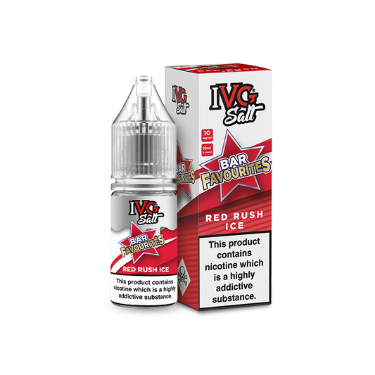 IVG Bar Favourites - Red Rush Ice x10