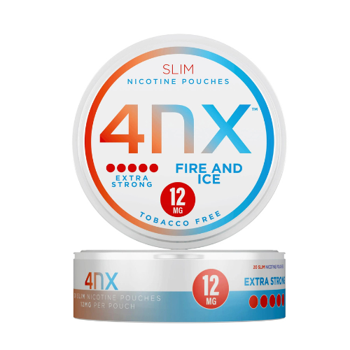 4NX Fire and Ice Nicotine Pouch x5