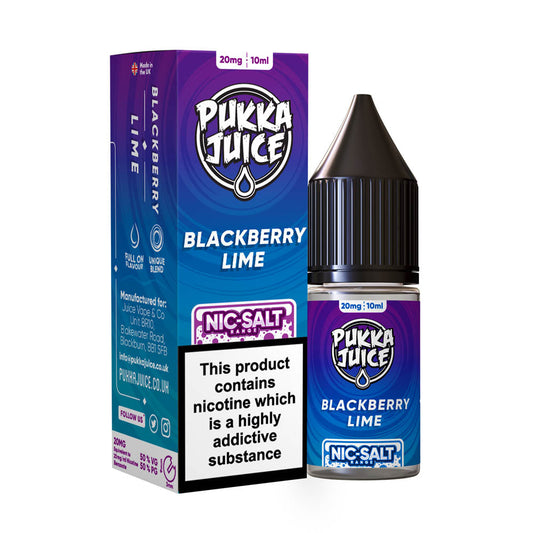 Pukka Juice Blackberry Lime Nic Salt x10
