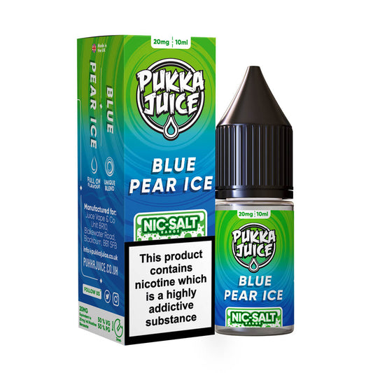 Pukka Juice Blue Pear Ice Nic Salt x10