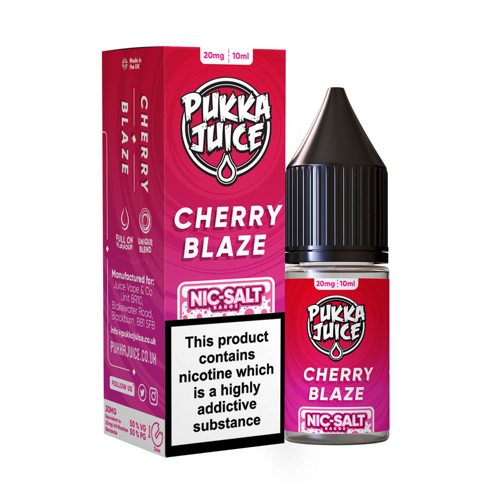 Pukka Juice Cherry Blaze Nic Salt x10