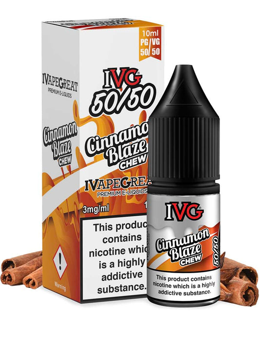 IVG Cinnamon Blaze Chew 50/50 x10