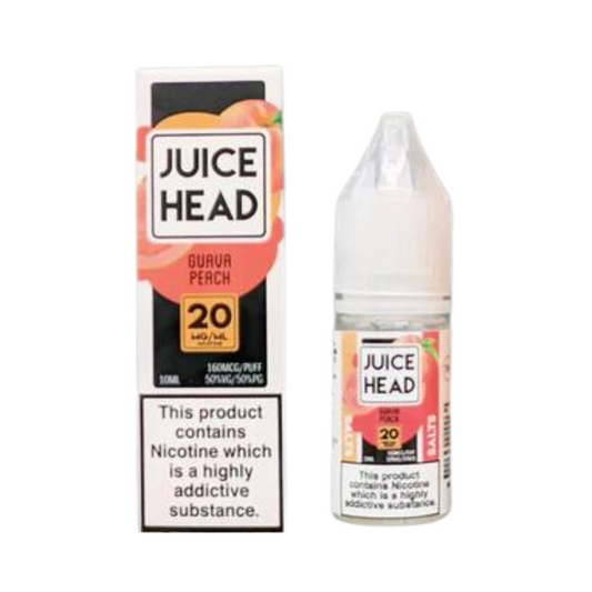 Juice Head Guava Peach Nic Salt x10