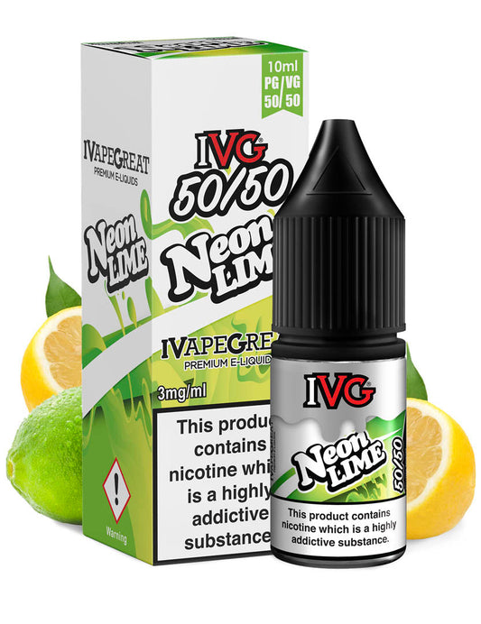 IVG Neon Lime 50/50 x10