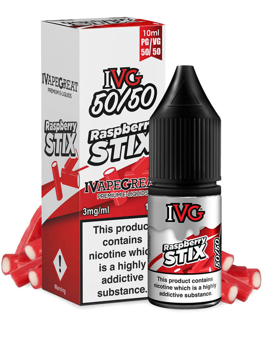IVG Raspberry Stix 50/50 x10