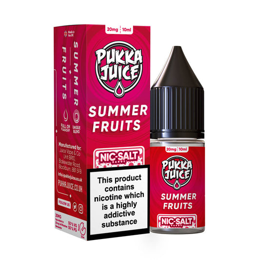 Pukka Juice Summer Fruits Nic Salt x10