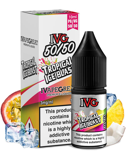 IVG Tropical Ice Blast 50/50 x10