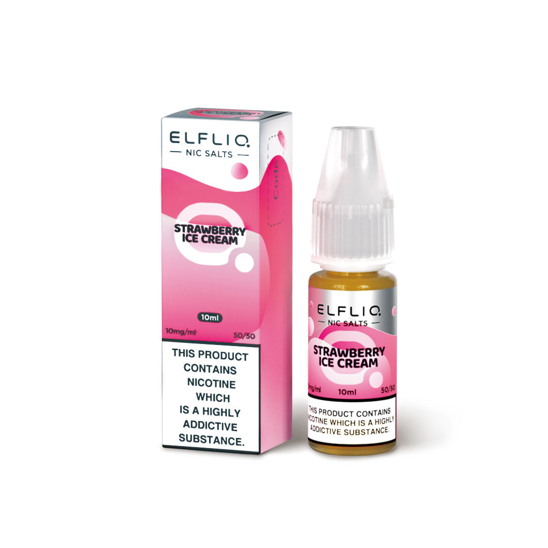 ELFLIQ - STRAWBERRY ICE CREAM x10