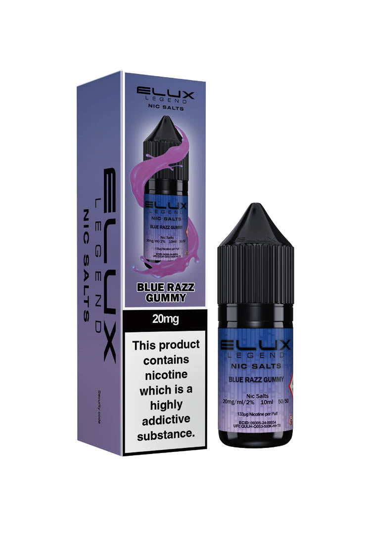 ELUX Legend Nic-Salt - Blue Razz Gummy x10