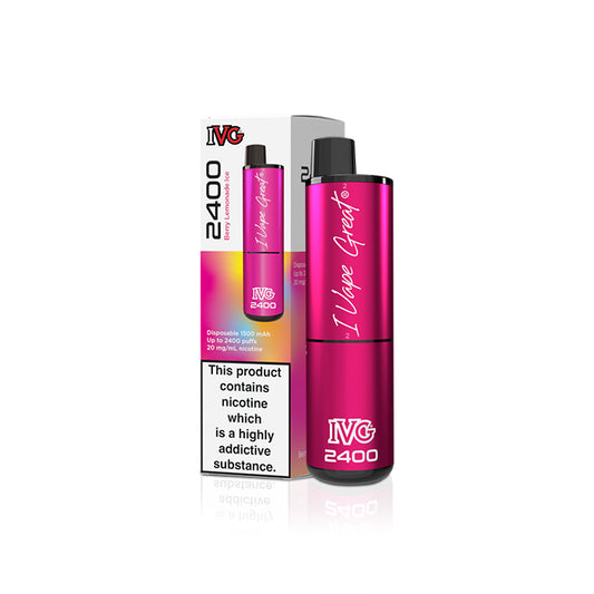 IVG 2400 Berry Lemonade Ice x5