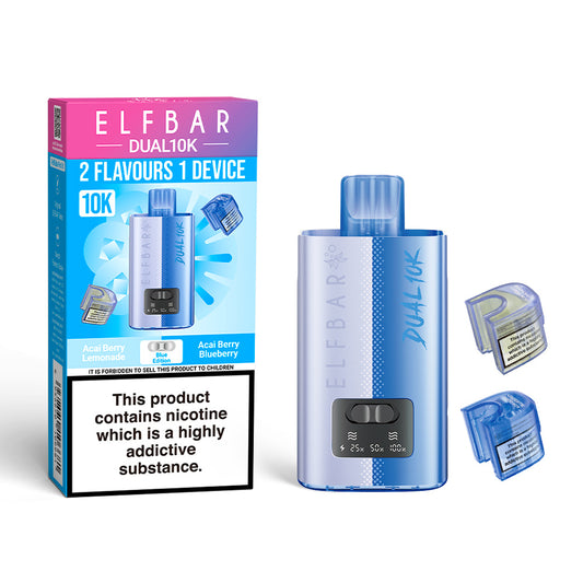 ELFBAR DUAL 10K Blue Edition x5