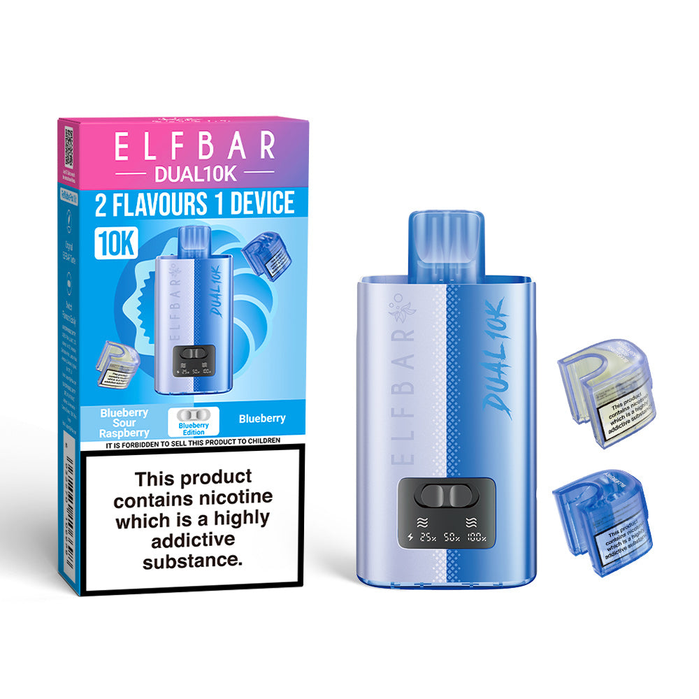 ELFBAR DUAL 10K Blueberry Edition x5