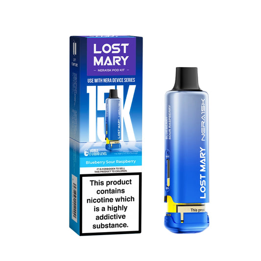Lost Mary Nera 15K Pods x5