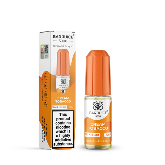 Bar Juice 5000 - Cream Tobacco Nic Salt x10