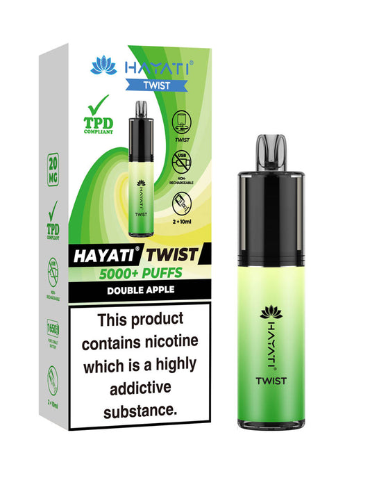 Hayati Twist 5000+ Double Apple x5