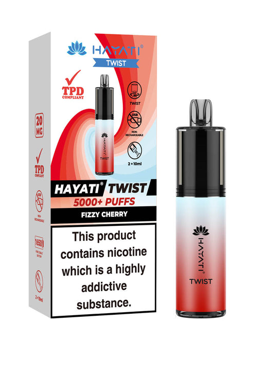 Hayati Twist 5000+ Fizzy Cherry x5