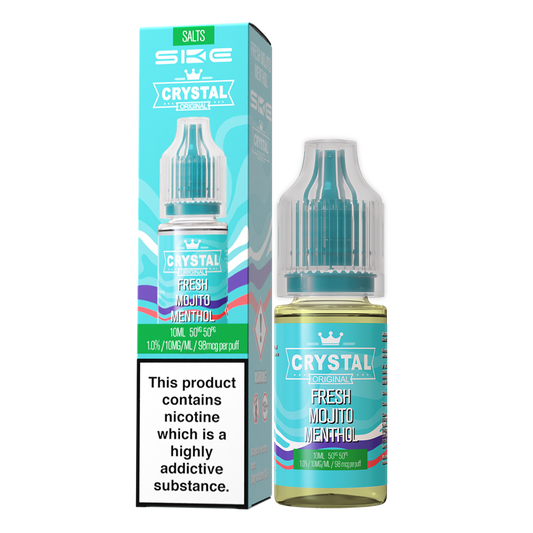 SKE Crystal Fresh Menthol Mojito Nic Salt x10