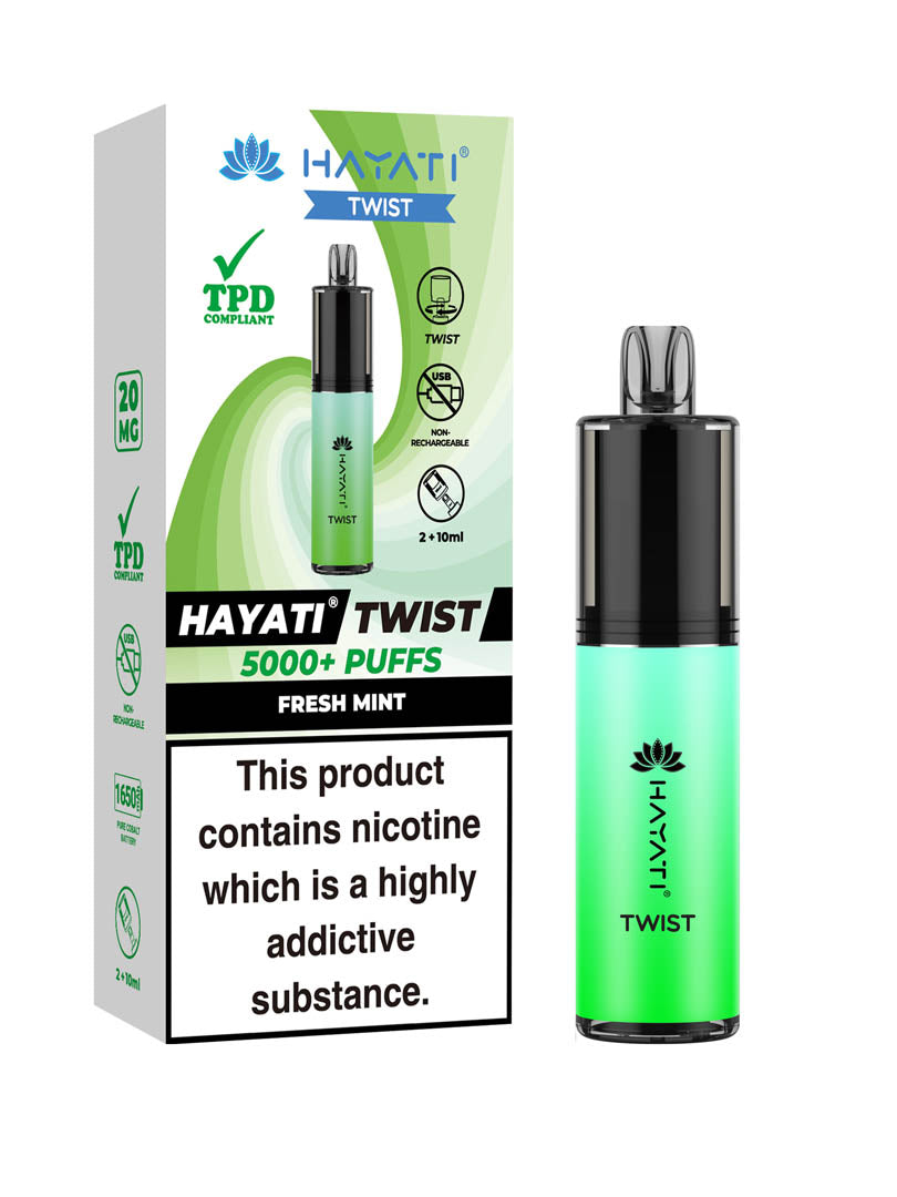 Hayati Twist 5000+ Fresh Mint x5