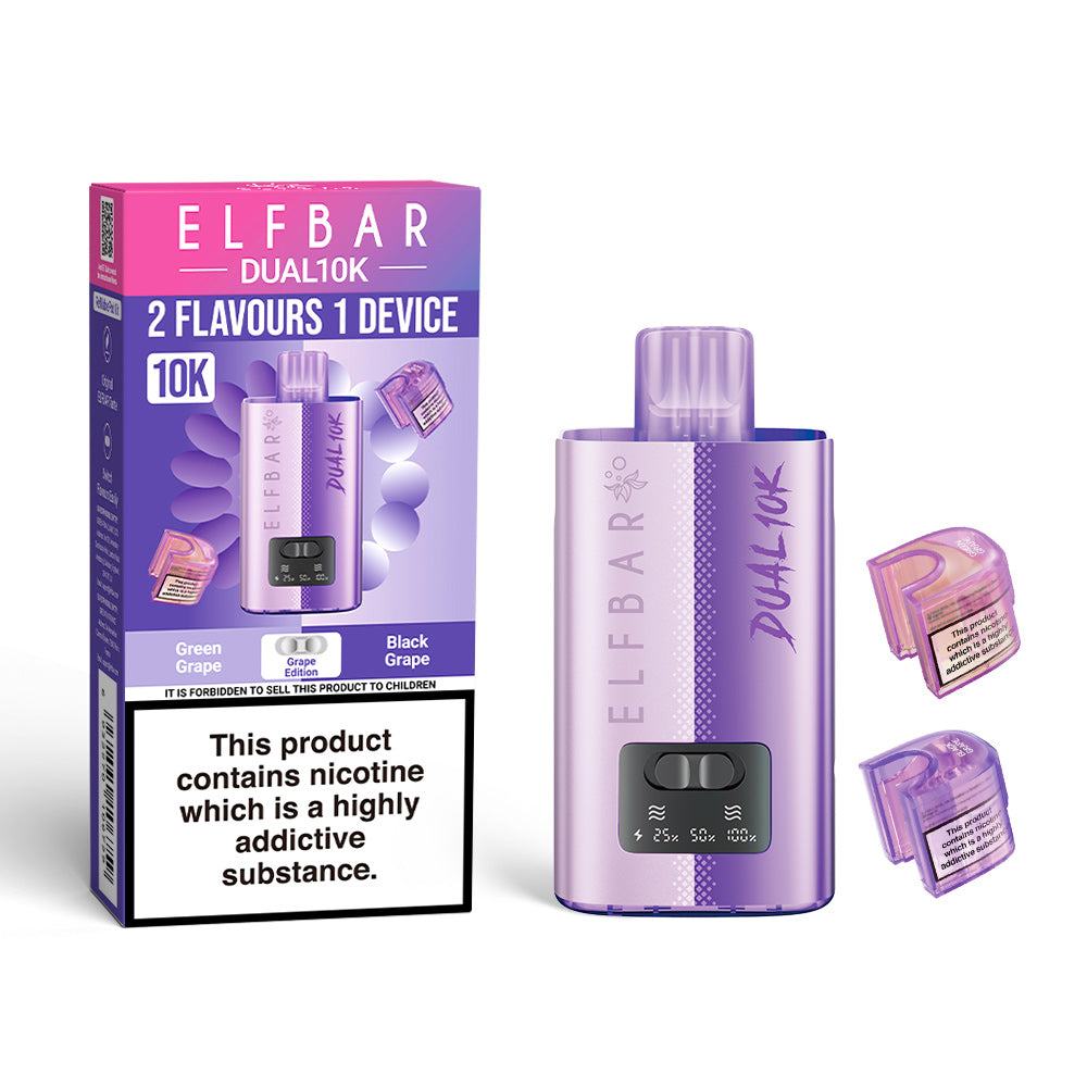 ELFBAR DUAL 10K Grape Edition x5