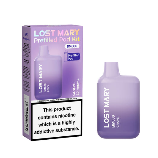 Lost Mary BM600 Pod Kit - Grape x10