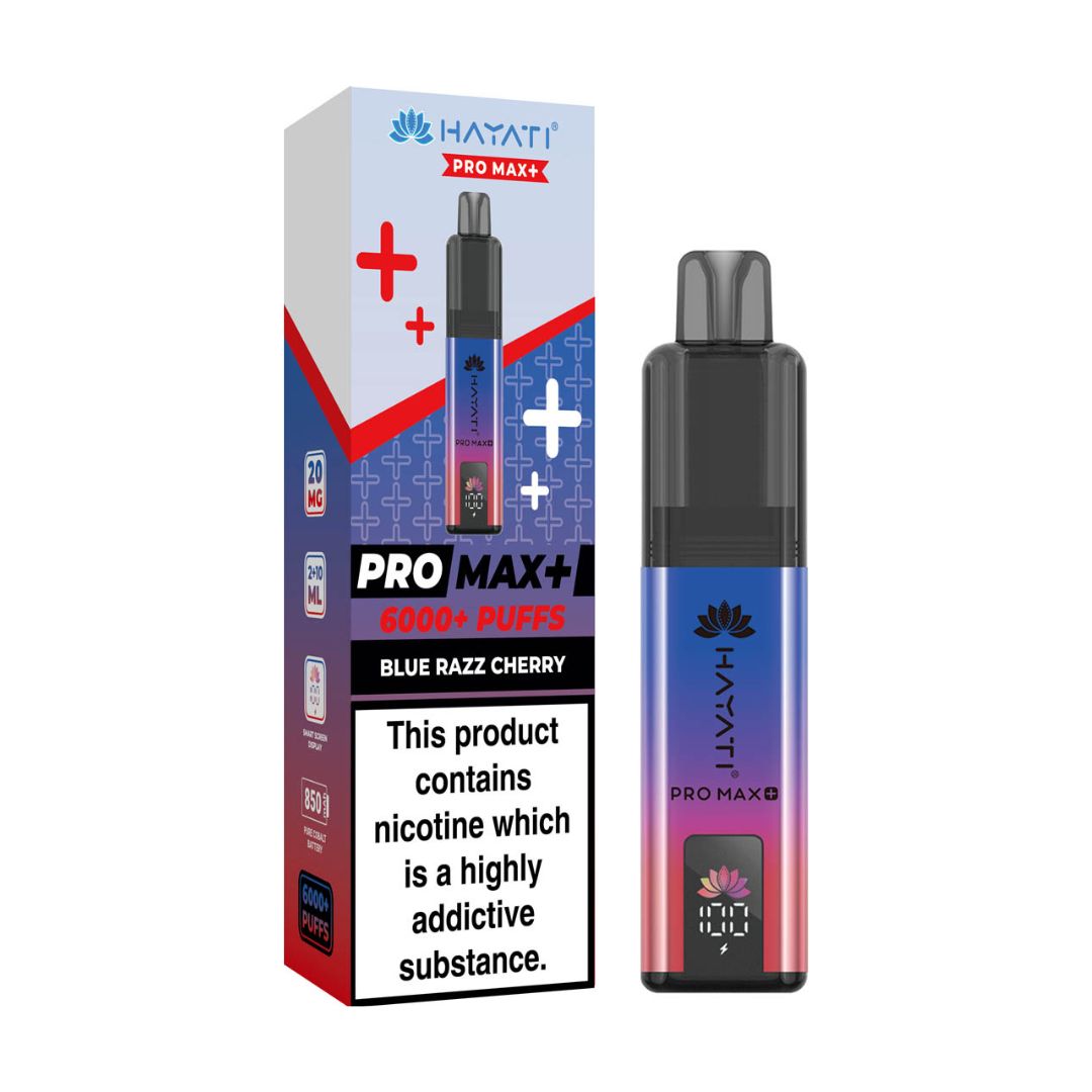 Hayati Pro Max+ Blue Razz Cherry x5