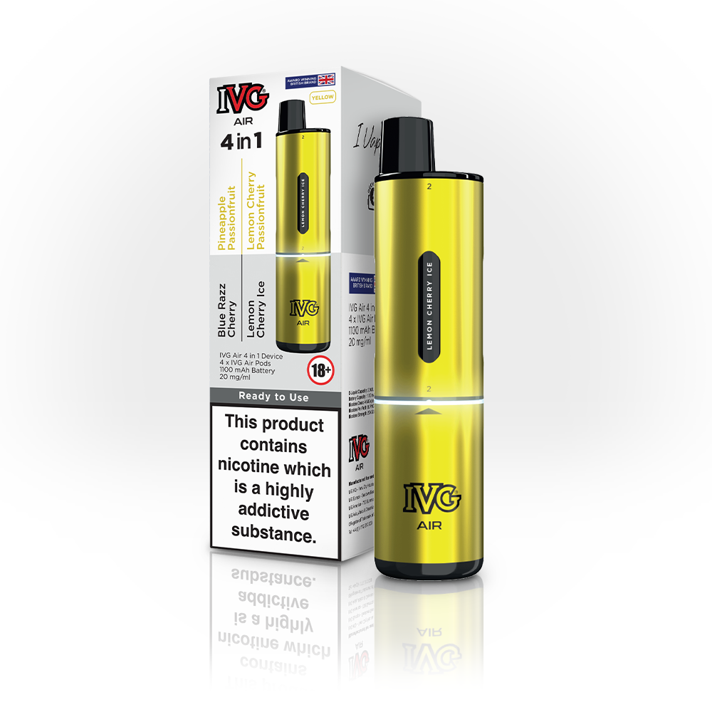 IVG Air 4 In 1 Yellow Series x5