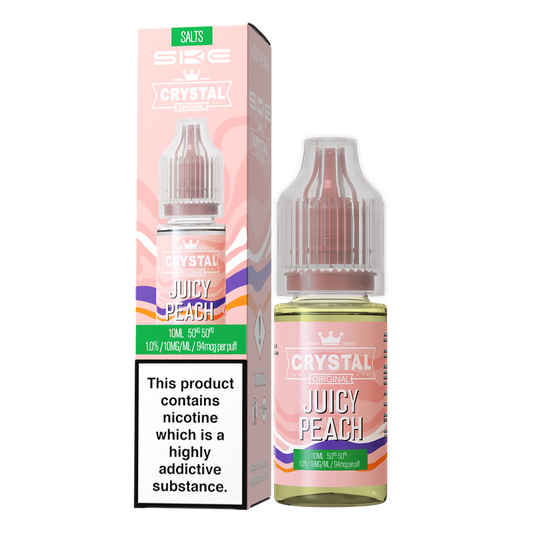 SKE Crystal Juicy Peach Nic Salt x10