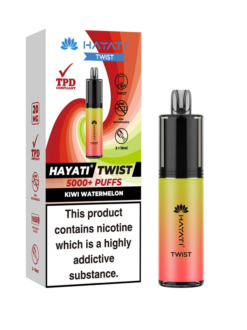 Hayati Twist 5000+ Kiwi Watermelon x5